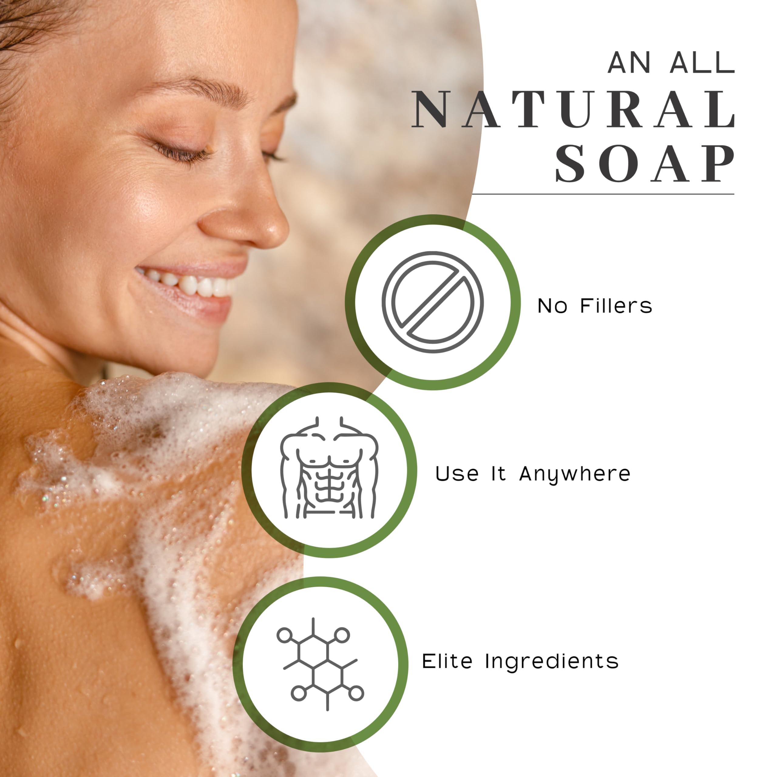 VanMan soap bar organic oatmeal detail offers gentle exfoliation for smoother skin