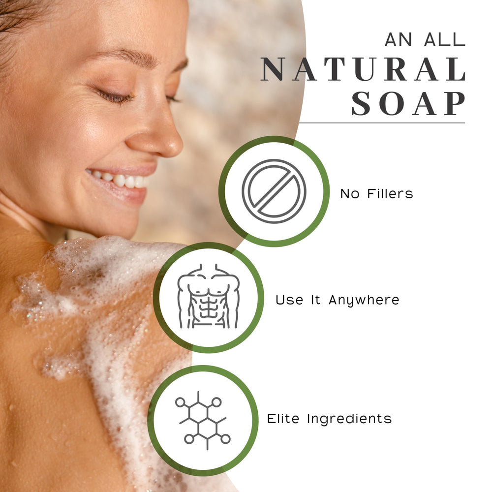 VanMan soap bar organic oatmeal detail offers gentle exfoliation for smoother skin