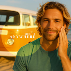 Vanman's Tallow and Honey Balm used on the body for hydration