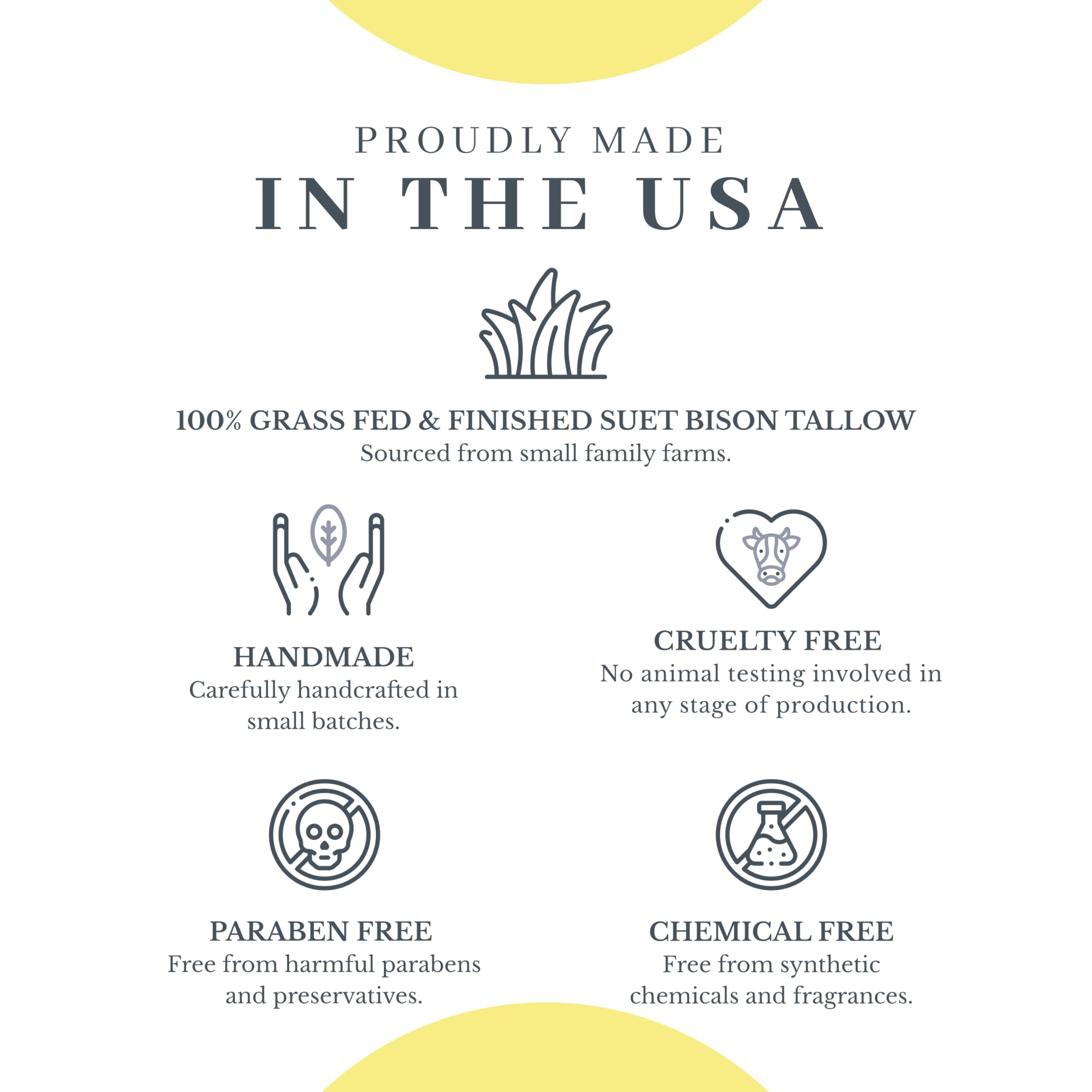 Vanman’s Tallow and Honey Balm packaging on display for easy access.