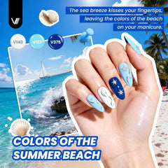 Vanreesa almond nail tips pack with 12 sizes for customizable nail shapes.