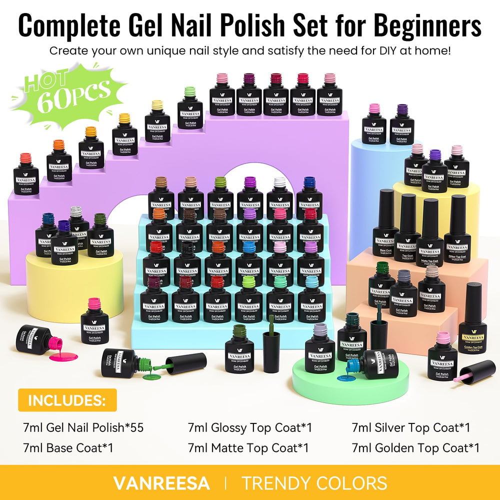 Vanreesa at-home manicure setup for salon-like results.