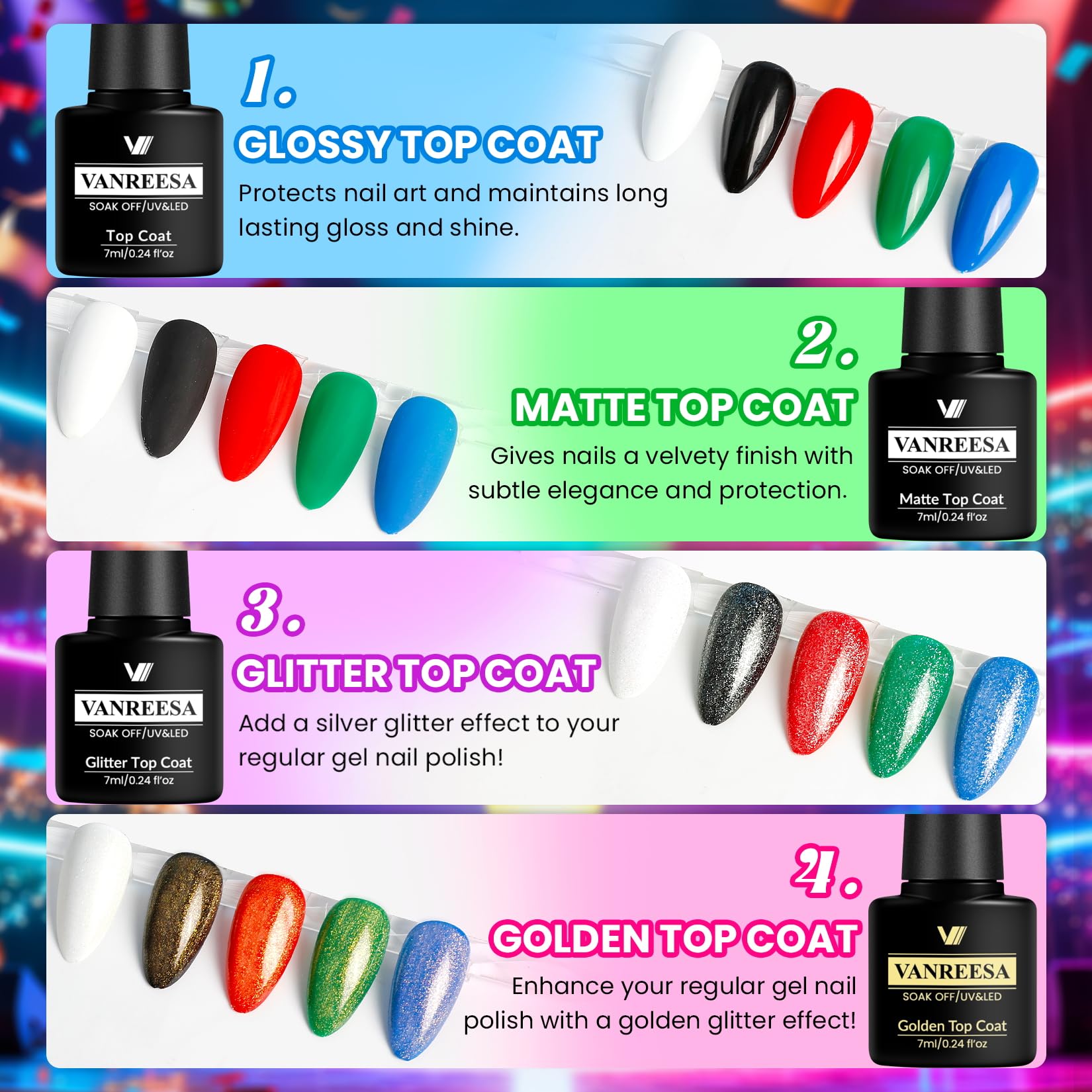 VANREESA base coat bottle – smooth base, foundation for lasting gel color.