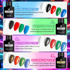 VANREESA base coat bottle – smooth base, foundation for lasting gel color.