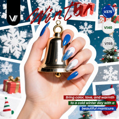 Vanreesa golden top coat 7ml offers luxe metallic shine