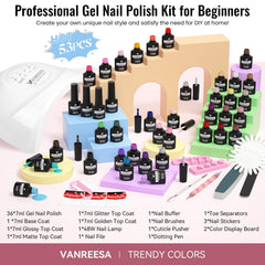 VANREESA manicure tools kit for precise prep and shaping.