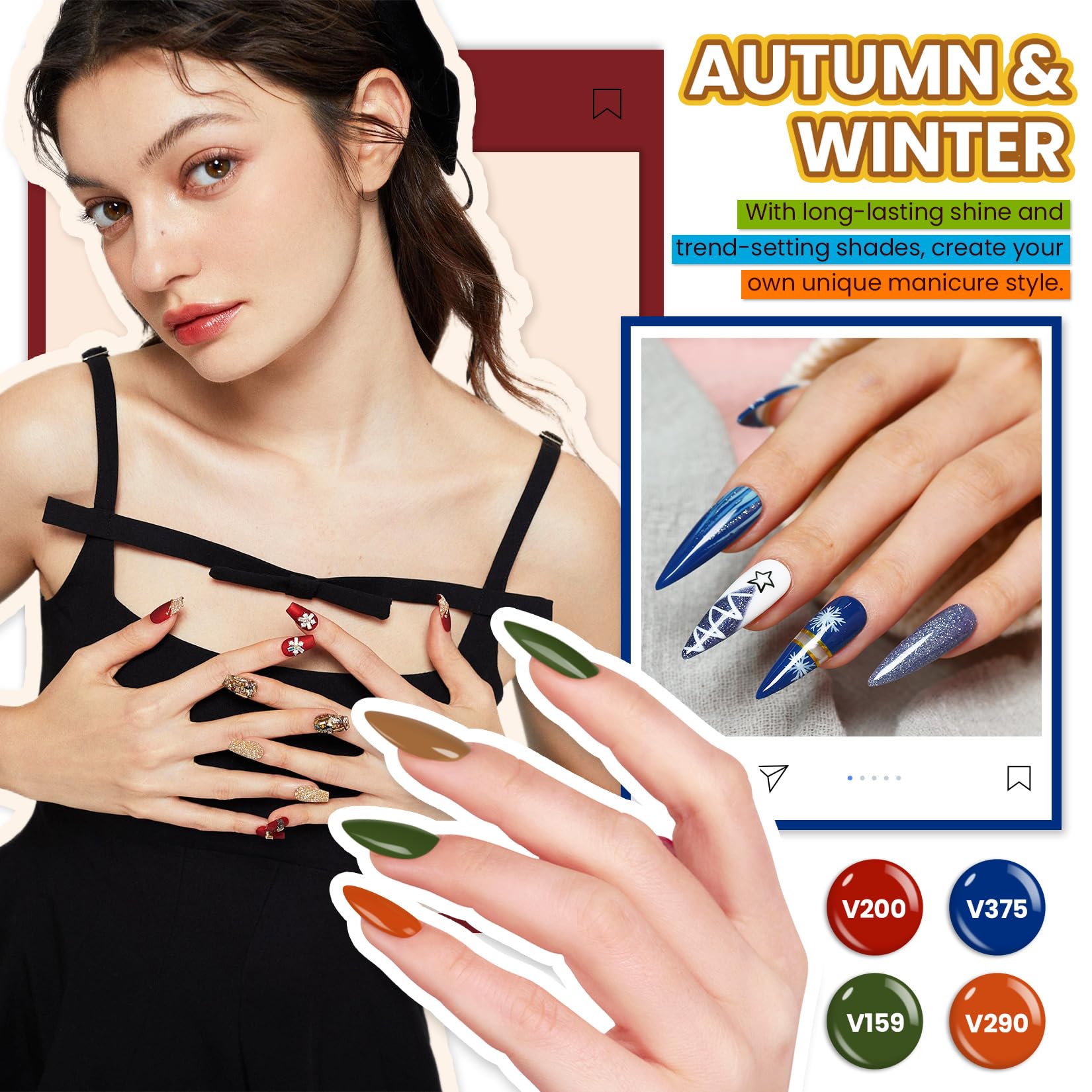 VANREESA matte top coat for chic, velvety nails