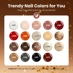 VANREESA nude gel nail polish for subtle, natural-looking manicures.