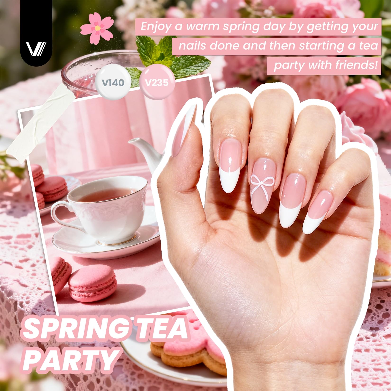 VANREESA UV LED nail lamp with smart sensor and timer