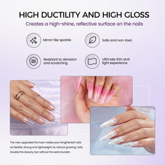 VANSISOS base and top coat for lasting shine and protection