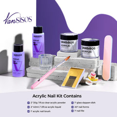 VANSISOS complete beginner kit on display for home salon results