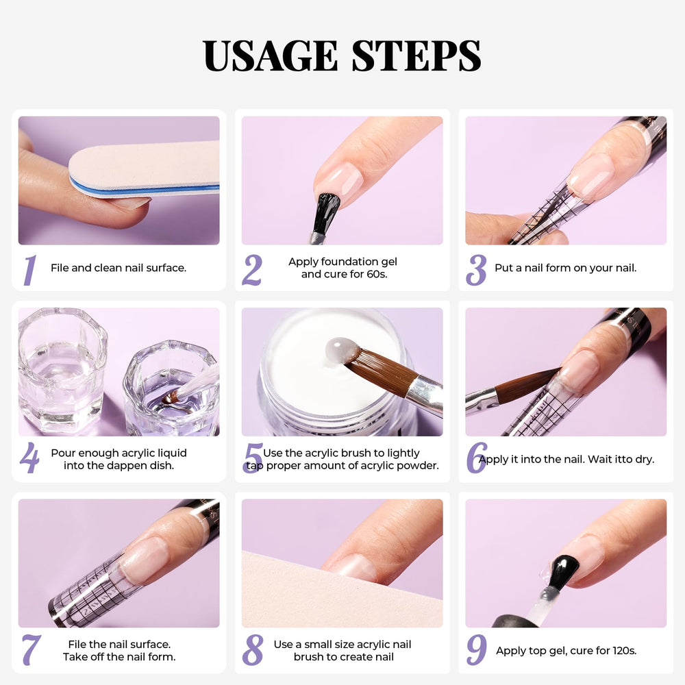 VANSISOS instruction guide with clear steps for confident nail art at home.