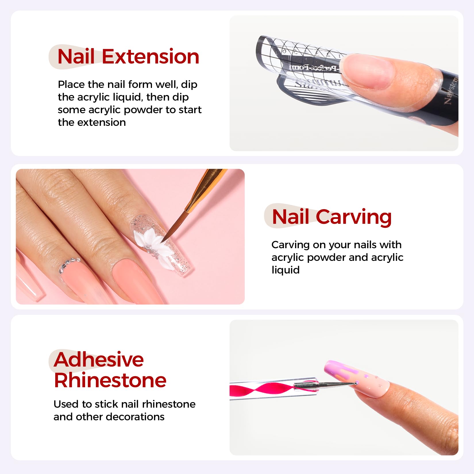 VANSISOS long-lasting finish offers chip-resistant wear for extended nails.