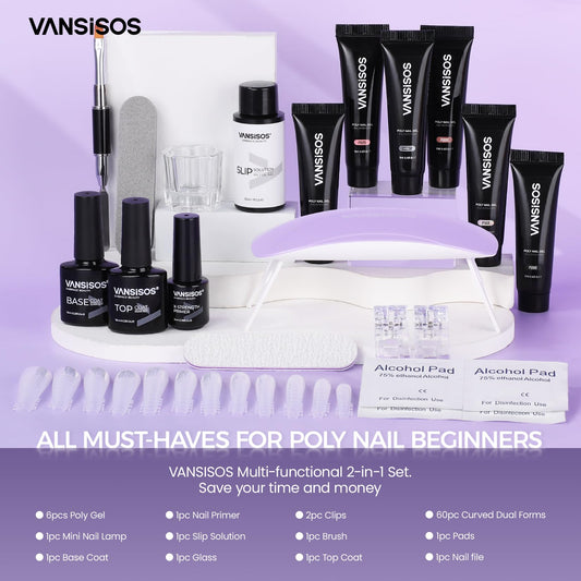 VANSISOS mini UV lamp speeds cure for durable salon-like nails
