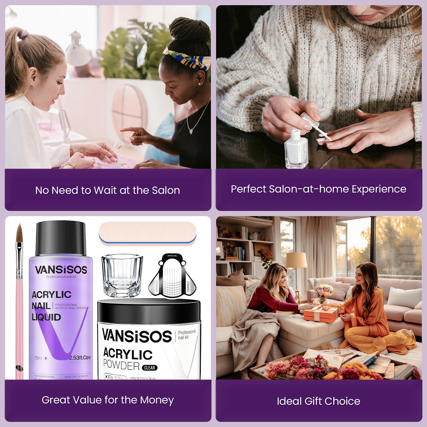 VANSISOS packaging and contents clearly displayed