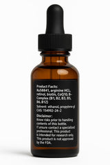 Vantanex RU58841 Plus bottle on bathroom shelf suggesting a consistent personal care routine.