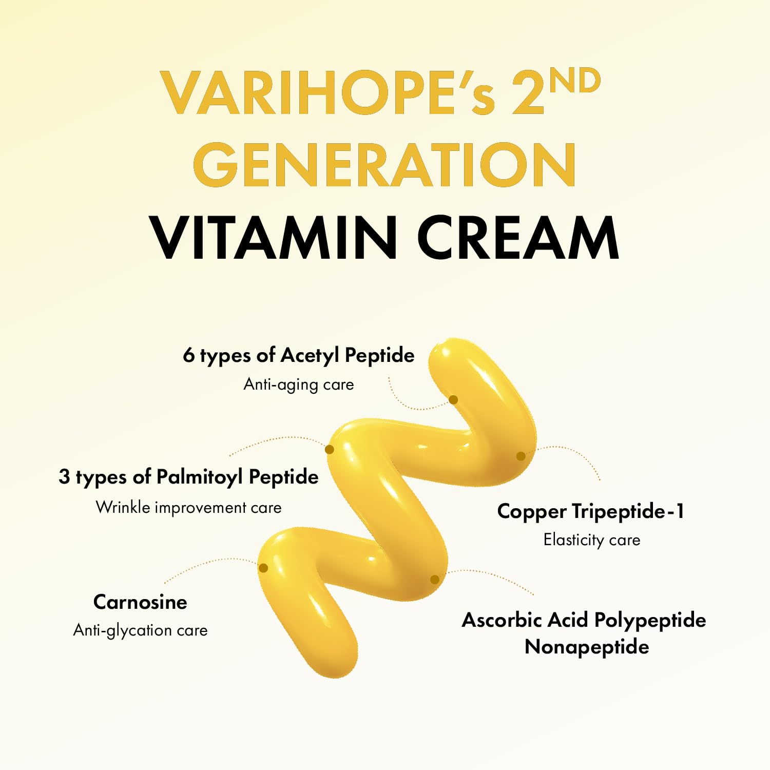 VARIHOPE Vita-Aging Pure C Cream daily use application.
