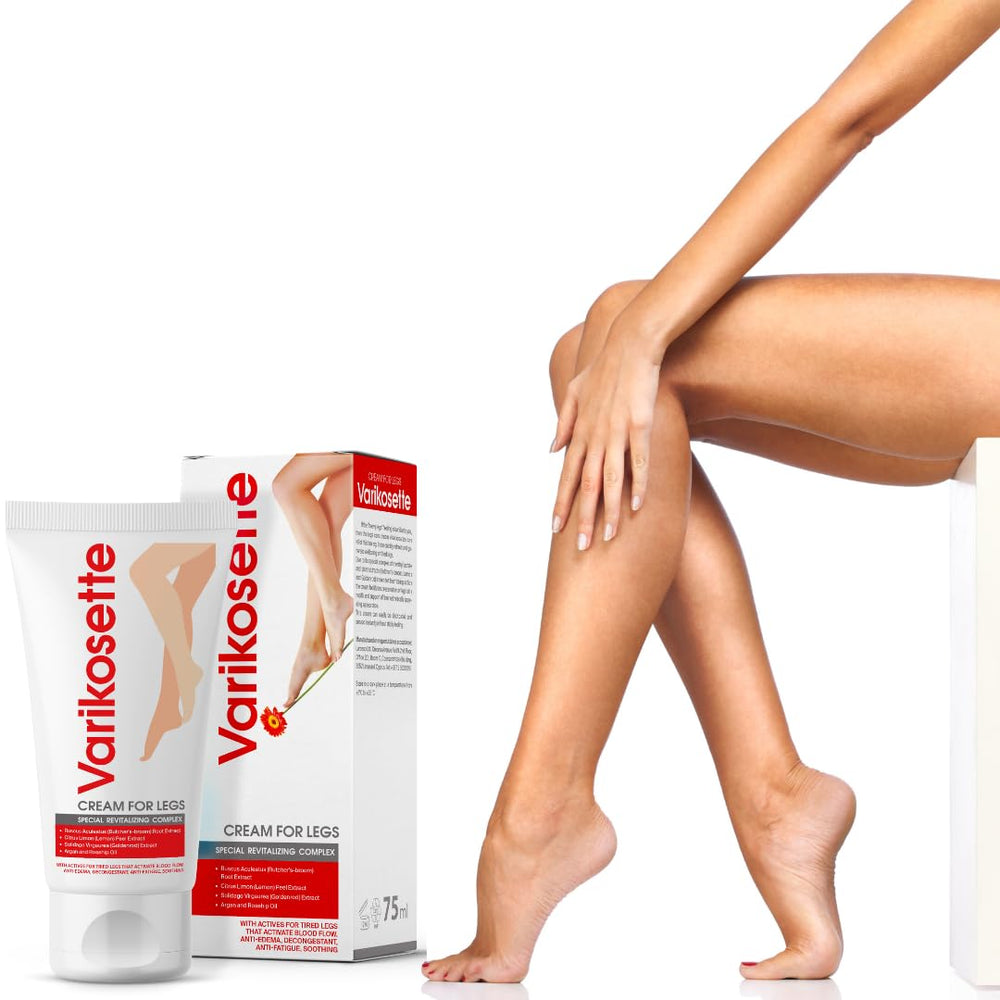 Softly massaged legs after applying Varikosette for a relaxed, refreshed feeling.