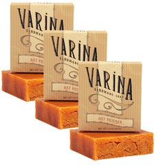 Varina Bay Runner Soap pack front view shows natural ingredients for gentle cleansing.
