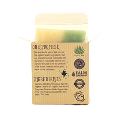 Varina Cucumelon Bar Soap foam ready for refreshing wash