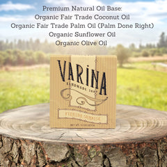 Varina Florida Sunrise Bar Soap daily-use image conveys refreshed skin after wash