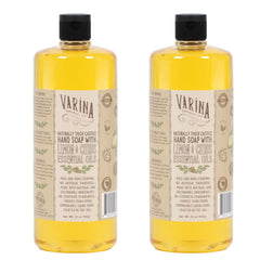 Varina Liquid Soap bottle for easy hand washing with citrus scent