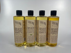 Varina lavender castile soap bottle with calming aroma for gentle cleansing
