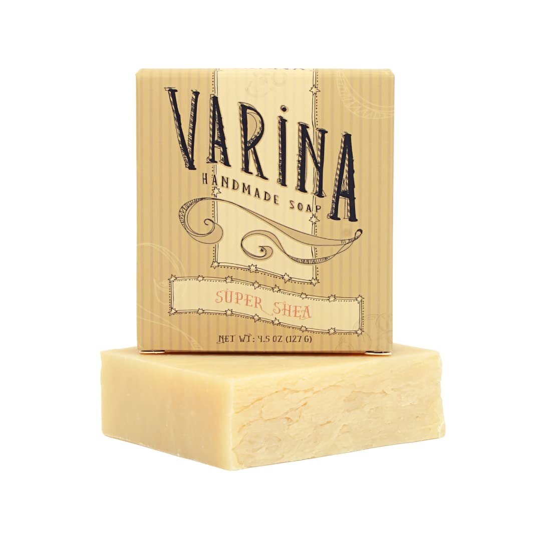 Varina Super Shea Bar Soap US-made cold process craft.