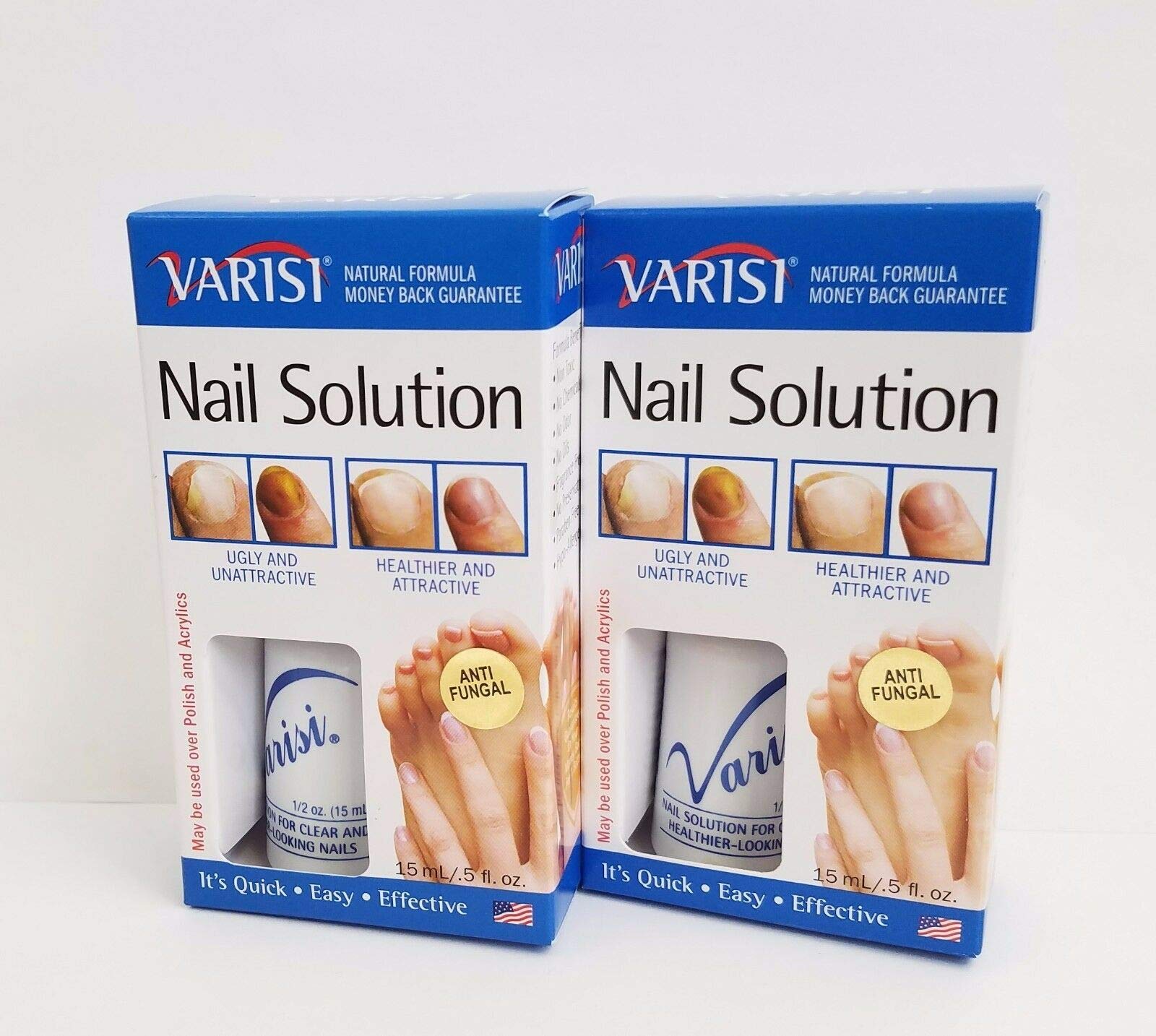 Varisi Nail Restore bottle with easy applicator for nicer-looking nails.