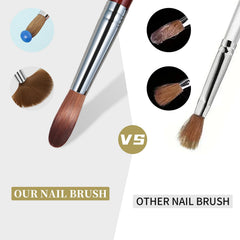 varnishea multi-use brush ideal for professional or home manicure and art