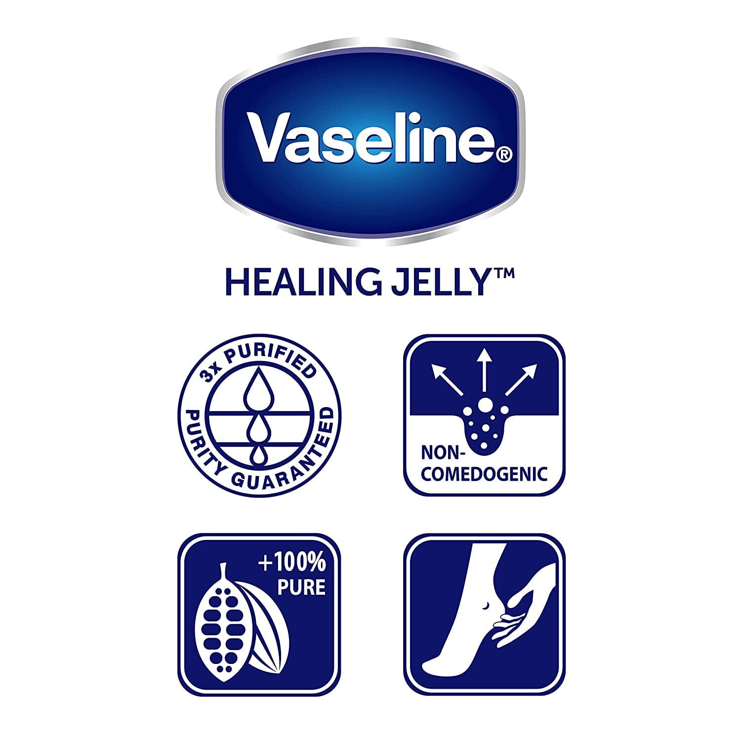Vaseline application on lips; multitask moisturizing use