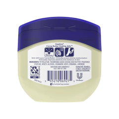 Vaseline Cocoa Butter Petroleum Jelly application, shows easy daily use for rough areas.