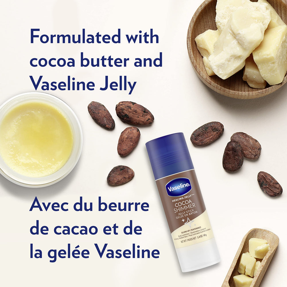 Cocoa butter scent and light glow captured in bundle packaging image