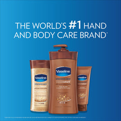 Vaseline Cocoa Radiant texture close-up showing rich moisture.