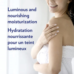 Cocoa Radiant lotion label detail emphasizing cocoa butter ingredients