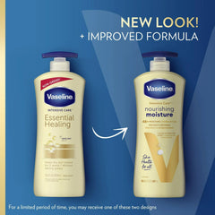 Dry skin test with Vaseline Intensive Care demonstrating deep hydration