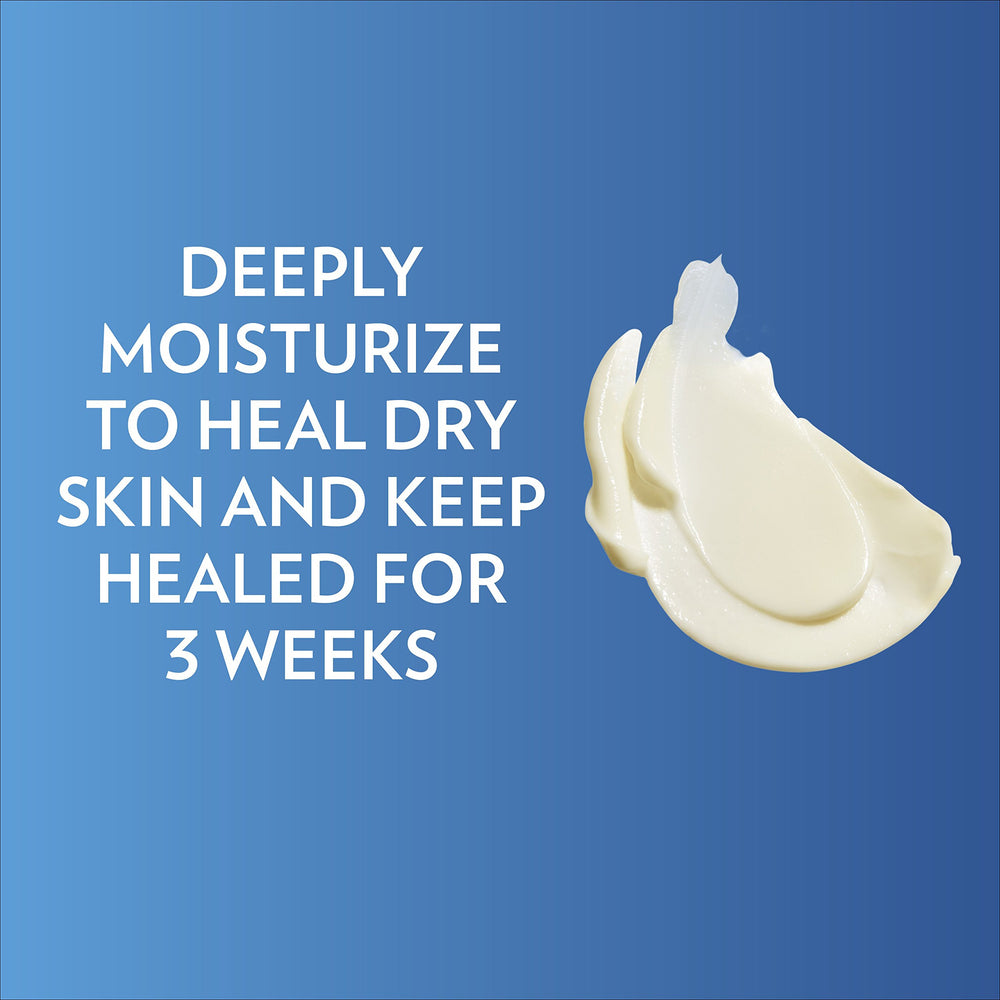 Vaseline jelly micro-droplets seal moisture barrier on skin.