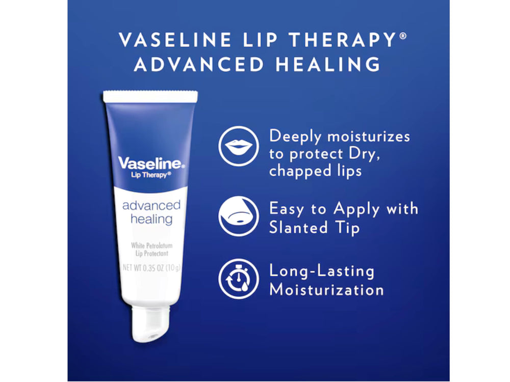 Vaseline Lip Therapy Advanced Formula travel pack showcase portable lip care