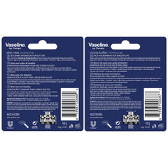 Vaseline Lip Therapy cocoa butter balm close-up showing rich texture for dry lips.
