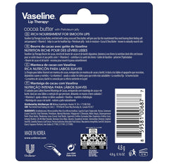 Vaseline Lip Therapy Cocoa Butter pack offers convenient multi-pack for on-the-go lip care.
