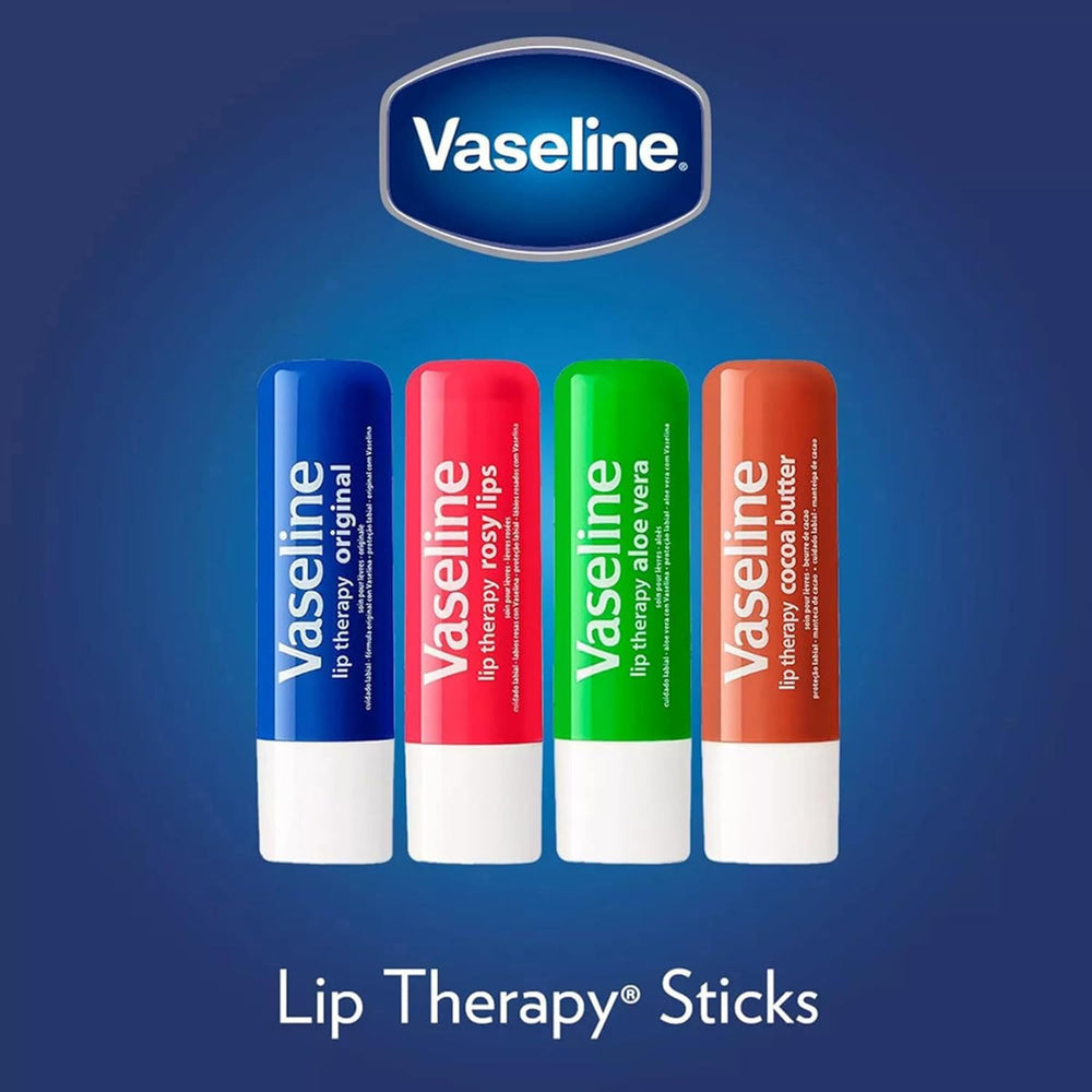 Vaseline Lip Therapy lifestyle image showcasing soft, comfortable lips.