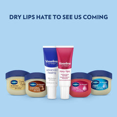 Vaseline Lip Therapy Soft Lips Effect: helps maintain comfortable, conditioned lips.
