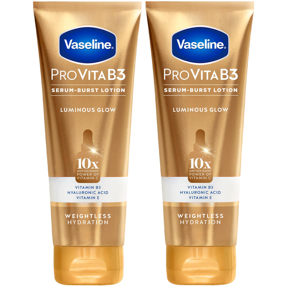Vaseline Luminous Glow bottle shows weightless hydration for daily comfort