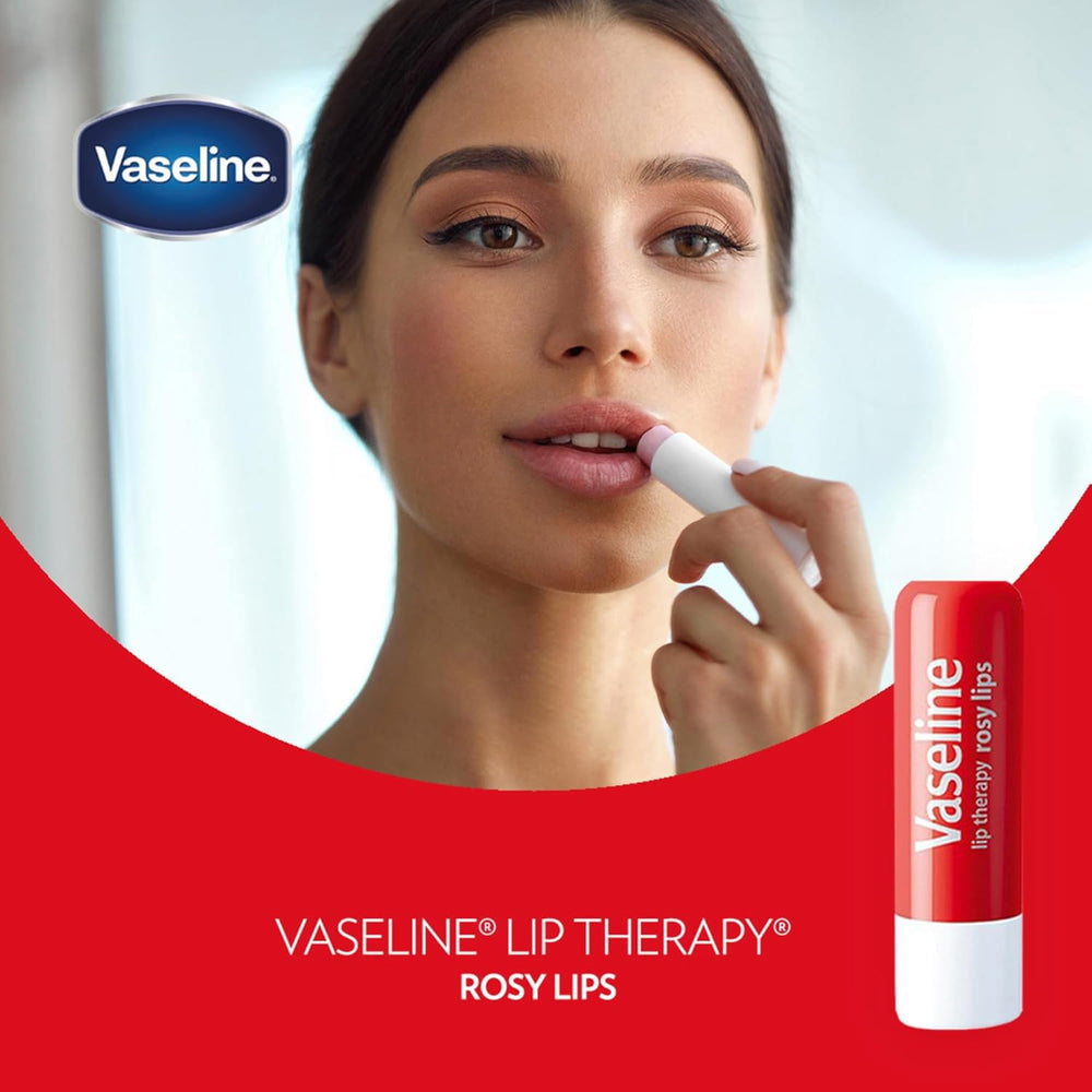 Vaseline Lip Therapy Rosy Lips rose shade detail