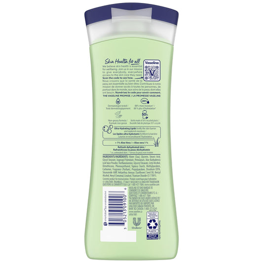 Vaseline Soothing Hydration hand application demonstrates fast-absorbing moisture