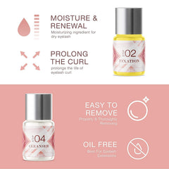 VASSOUL nutrition solution nourishes lashes after lifting