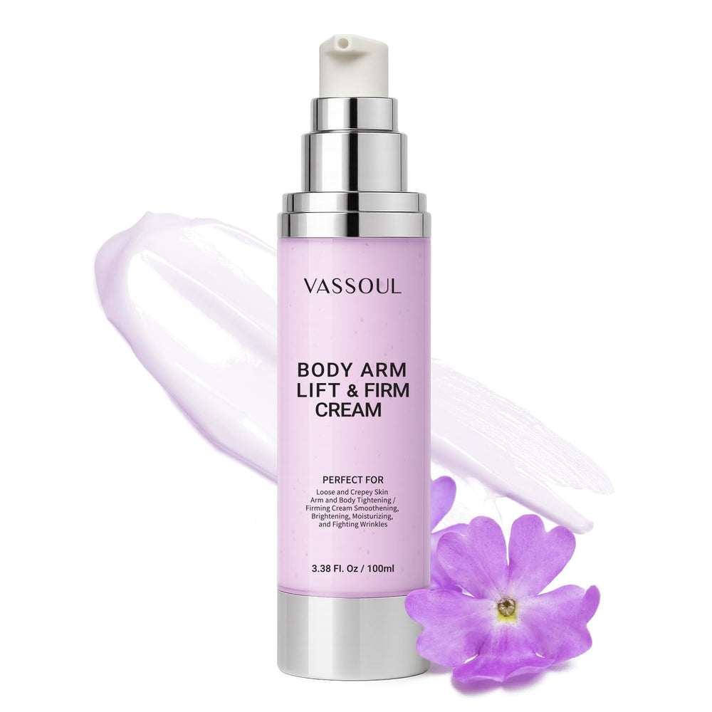 VASSOUL Lift and Firm Arm Cream bottle for firming and hydration