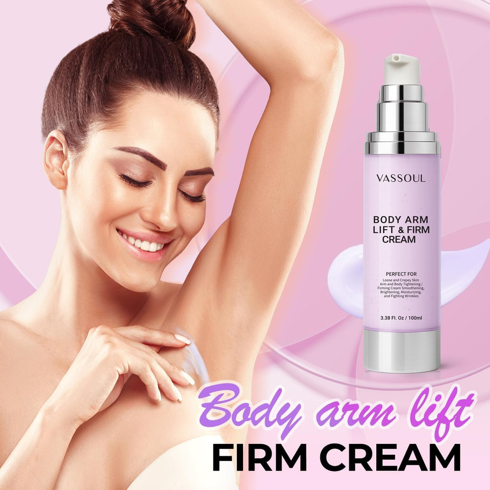 VASSOUL Arm Cream texture close-up for smooth absorption
