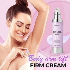 VASSOUL Arm Cream texture close-up for smooth absorption