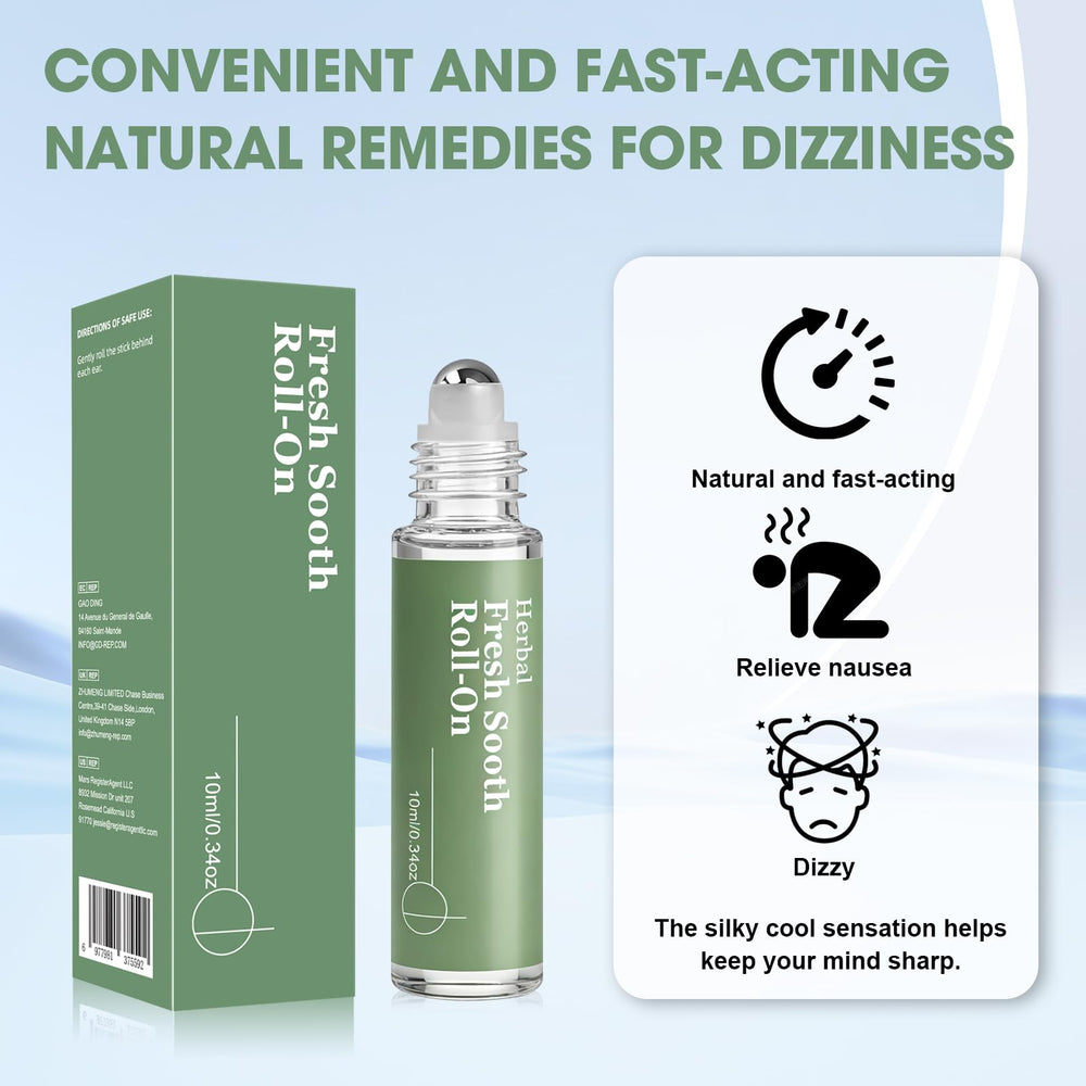 Roll-on applicator enables easy, quick application behind ear